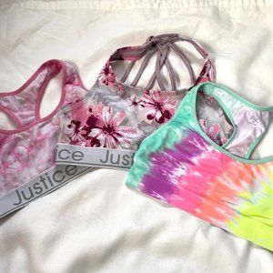 Lot of 3 Size 30 Girls Sports Training Bras